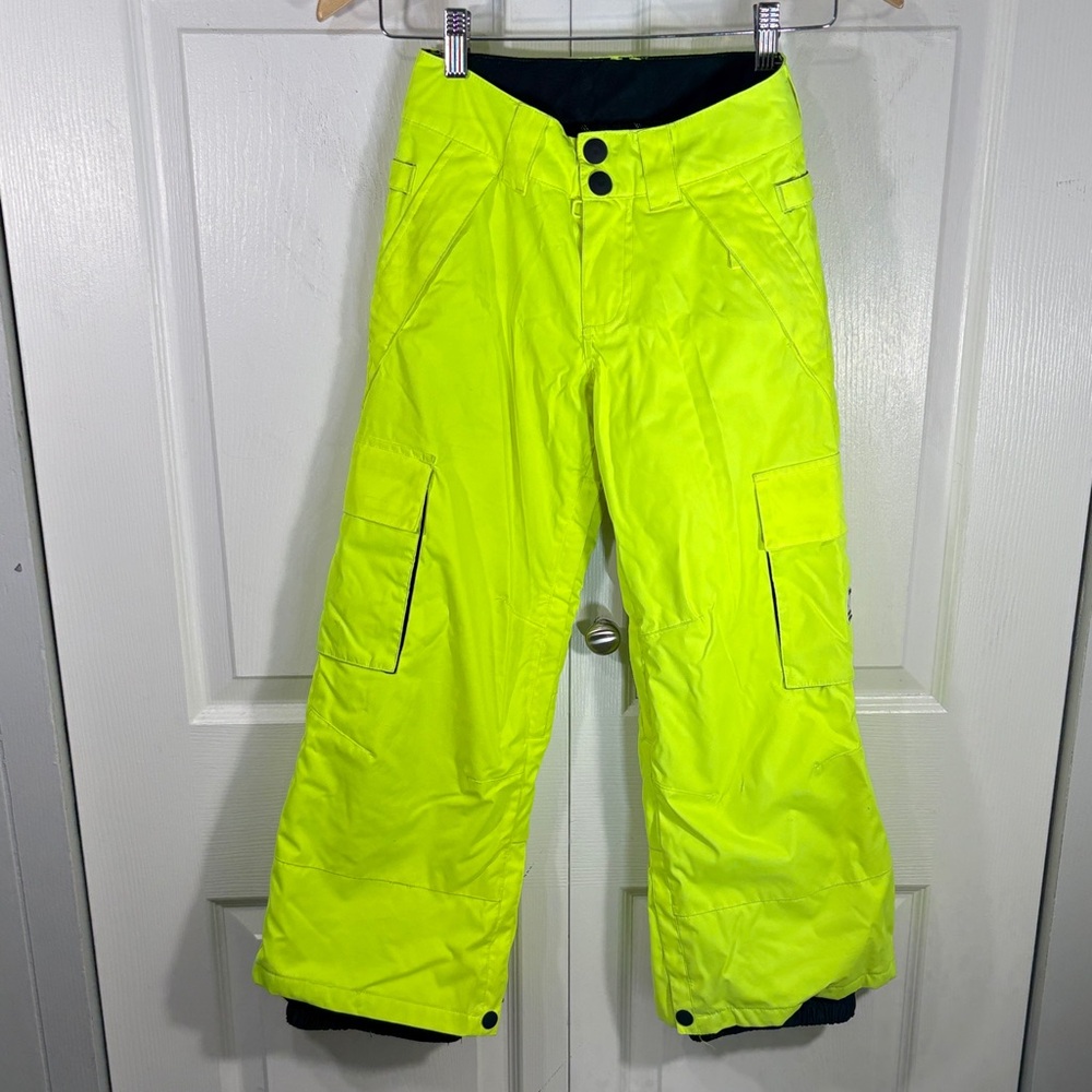 DC Neon Yellow Kids Casual Pants